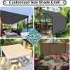 Shade&Beyond Customized Size 90% Sun Shade Cloth with Grommets, 06' X 08' Pergola Shade Cover Canopy, Mesh Tarp Sun Screens for Patio, Outdoor, Garden, Backyard, Mocha, GN03 - Image 6